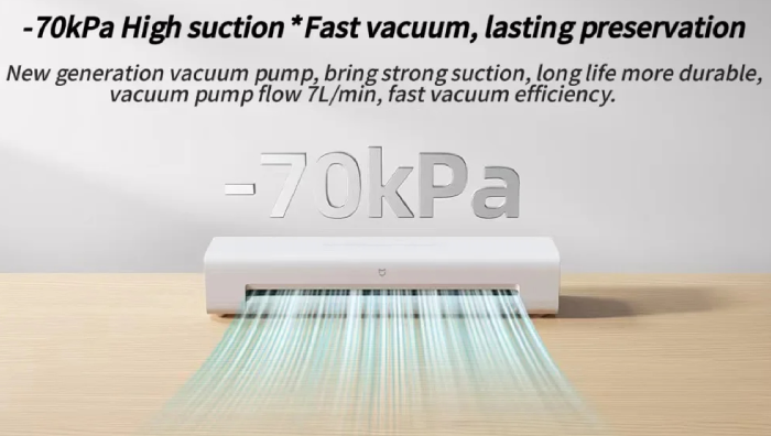 قدرت مکش بالا وکیوم بسته&zwnj;بندی