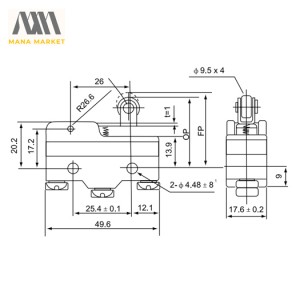 لیمیت سوییچ CNTD مدل CM-1704M