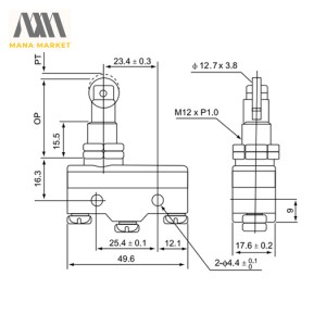 لیمیت سوییچ CNTD مدل CM-1308