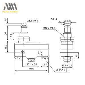 لیمیت سوییچ CNTD مدل CM-1307