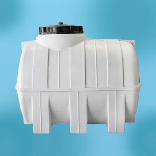 مخزن 200لیتری افقی سه لایه پلی اتیلن مهام پلیمر آرین