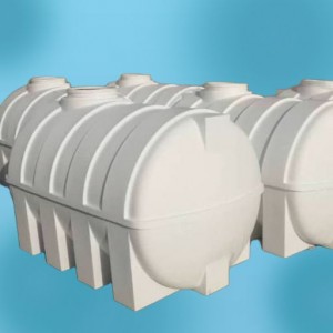 مخزن 1000لیتری افقی سه لایه پلی اتیلن مهام پلیمر آرین