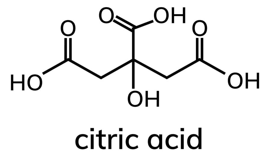 ساختار اسید سیتریک - آریانا شیمی