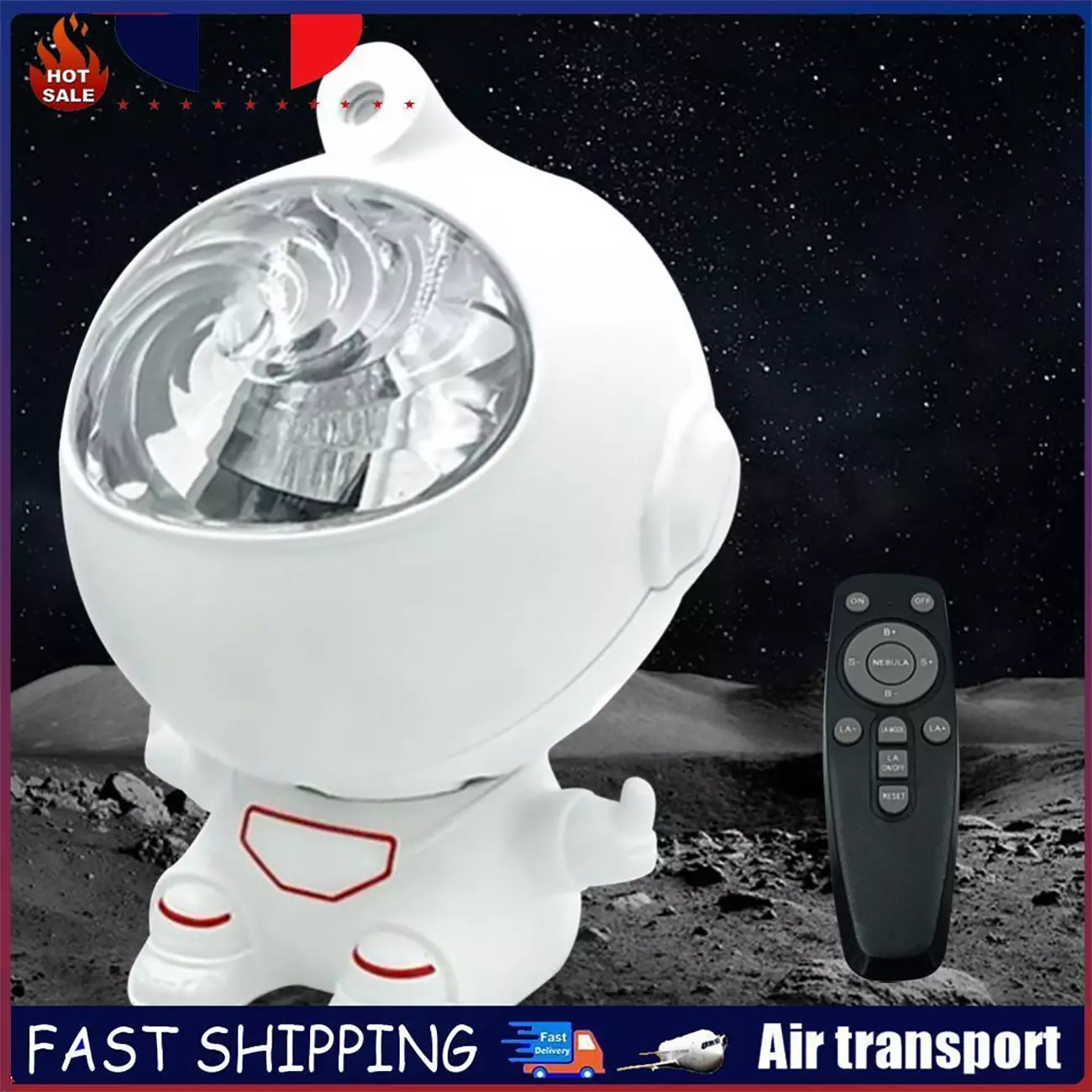 پرژکتور سحابی فضانورد شارژی Starry Sky Projector