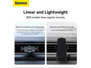 هولدر موبایل گرانشی داخل خودرو بیسوس Baseus Stable Gravitational Car Mount Lite SUWX010001