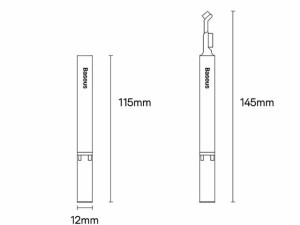 برس تمیزکننده هندزفری و گوشی موبایل بیسوس Baseus Cleaning Brush NGBS000002