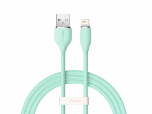 کابل یو‌اس‌بی به لایتنینگ بیسوس Baseus CAGD000004 Jelly Liquid Silica Gel USB to iP Fast Charging Data Cable 2.4A