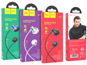 هندزفری سیمی با جک 3.5 میلیمتری هوکو Hoco Wired earphones 3.5mm M75 Belle with mic