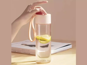 بطری آب شیشه ای قابل حمل شیائومی Xiaomi SJ010301 480ML Crystal Water Bottle BPA Free