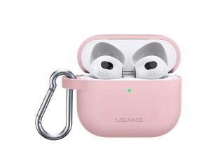 کاور سیلیکونی ایرپاد 3 اپل برند یوسامز USAMS BH741 Protective TPU Case For AirPods 3