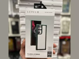 قاب سامسونگ اس 23 اولترا هیبریدی شفاف لوللو Levelo Samsung Galaxy S23 Ultra Clara Hybrid Clear Case