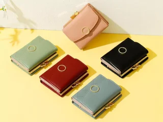 کیف پول زنانه کوچک تائومیک میک TAOMICMIC Y8958 women&#39;s diamond short style trifold wallet