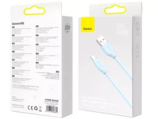 کابل شارژ سریع یواس‌بی به تایپ‌سی 2 متری 100وات بیسوس Baseus USB to Type-C fast charging cable 2M 100W CAGD010103