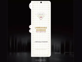 برچسب محافظ 360 درجه نانو سامسونگ گلکسی زد فولد 4 Samsung Galaxy Z Fold 4 Unbreakable Membrane Full Cover Side Transparent Film