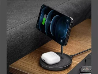 شارژر بی سیم رومیزی 3 آمپر فست انرژیا Energea MagDisc Dock Fast Wireless Charging Stand