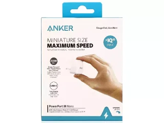 شارژر دیواری فست شارژ 20 وات انکر Anker A2633 k22 PowerPort III Nano