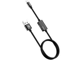 کابل صدا و شارژ لایتنینگ 2 آمپر بیسوس Baseus CALYU-01 Music Series Audio Cable