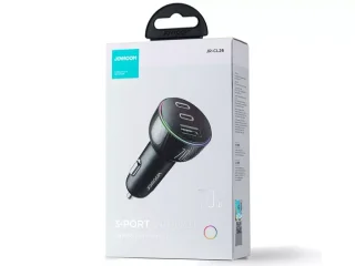 شارژر فندکی یو اس بی و تایپ سی فست شارژ 70 وات جویروم Joyroom JR-CL26 70W 3-Port (2PD+1USB) Car Charger