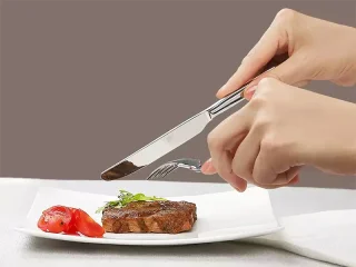 ست قاشق، چنگال و کارد شیائومی Xiaomi Huohou HU0023 Stainless Steel Knife Fork And Spoon