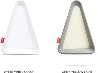 چراغ مطالعه رومیزی مثلثی شارژی Gravity Flip JP-fzd Sensor Lamp Reading Light USB Rechargeable Triangle Cordless