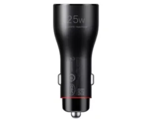 شارژر فندکی تایپ‌سی و یو‌اس‌بی سوپر فست شارژ 25 وات هواوی Huawei 25W all-in-one car charger P0014