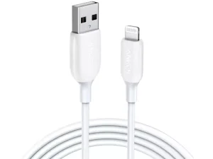 کابل شارژ سریع یو اس بی به لایتنینگ 2.4 آمپر 90 سانتی‌متری انکر Anker Powerline III Lightning Cable A8812H11