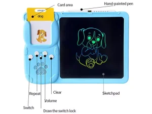 تخته دیجیتال آموزش نقاشی و نوشتن سخنگو Talking Flash Cards, Early Education Machine with LCD Writing Tablet for Toddlers