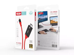 کابل اچ‌دی‌ام‌آی به تایپ سی 2 متری ایکس او XO-GB005 Type-C Cable To HDMI 4K 2M