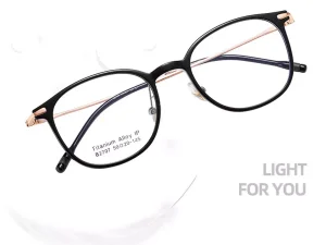 عینک تیتانیومی ضد نور آبی کارن بازار karen bazaar B2707 New beta titanium anti-blue light optical glasses