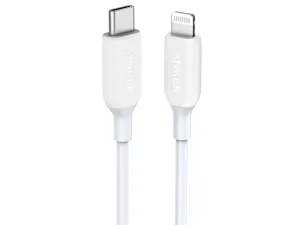 کابل شارژ سریع تایپ سی به لایتنینگ 2.4 آمپر 30 سانتی‌متری انکر Anker USB-C to Lightning Cable 20W A8831H11