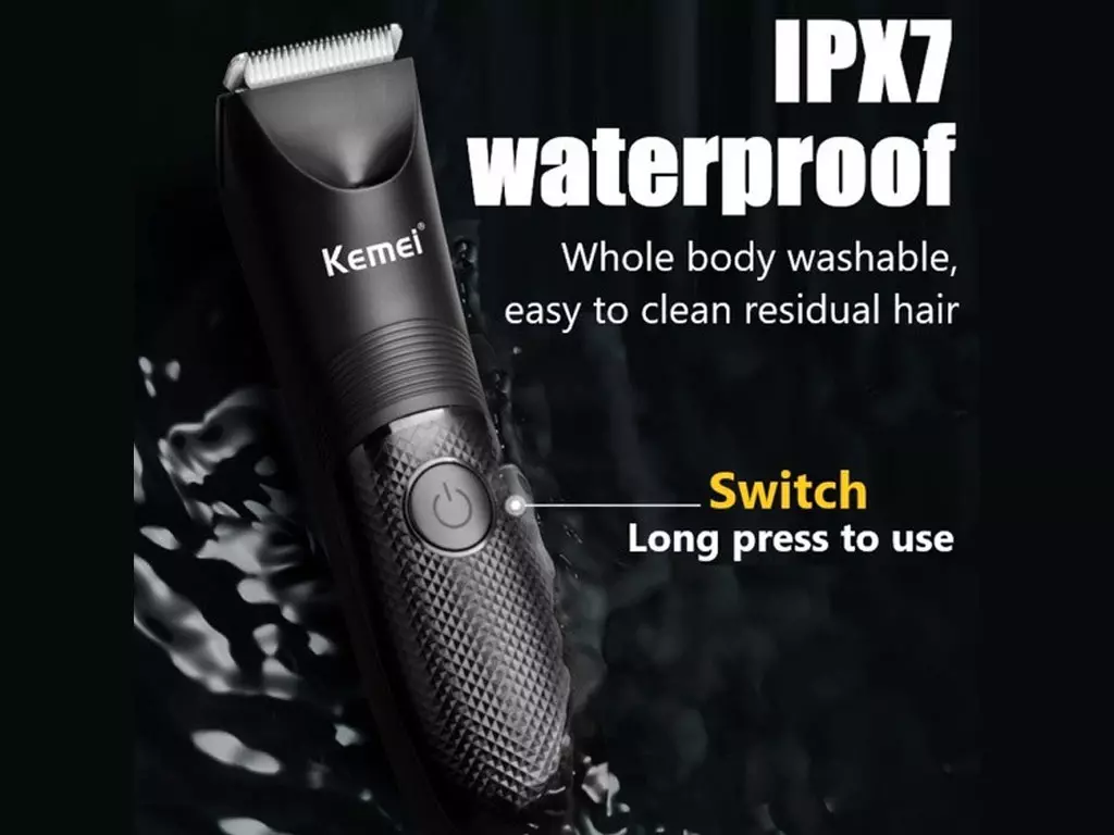 ماشین اصلاح موی سر و بدن شارژی کمی Kemei km-1838 Multifunctional Men&#39;s Shaver