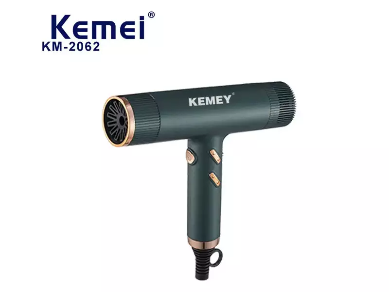 سشوار حرفه‌ای 1500 وات کمی Kemei Km-2062 Professional Hair Dryer 1500W