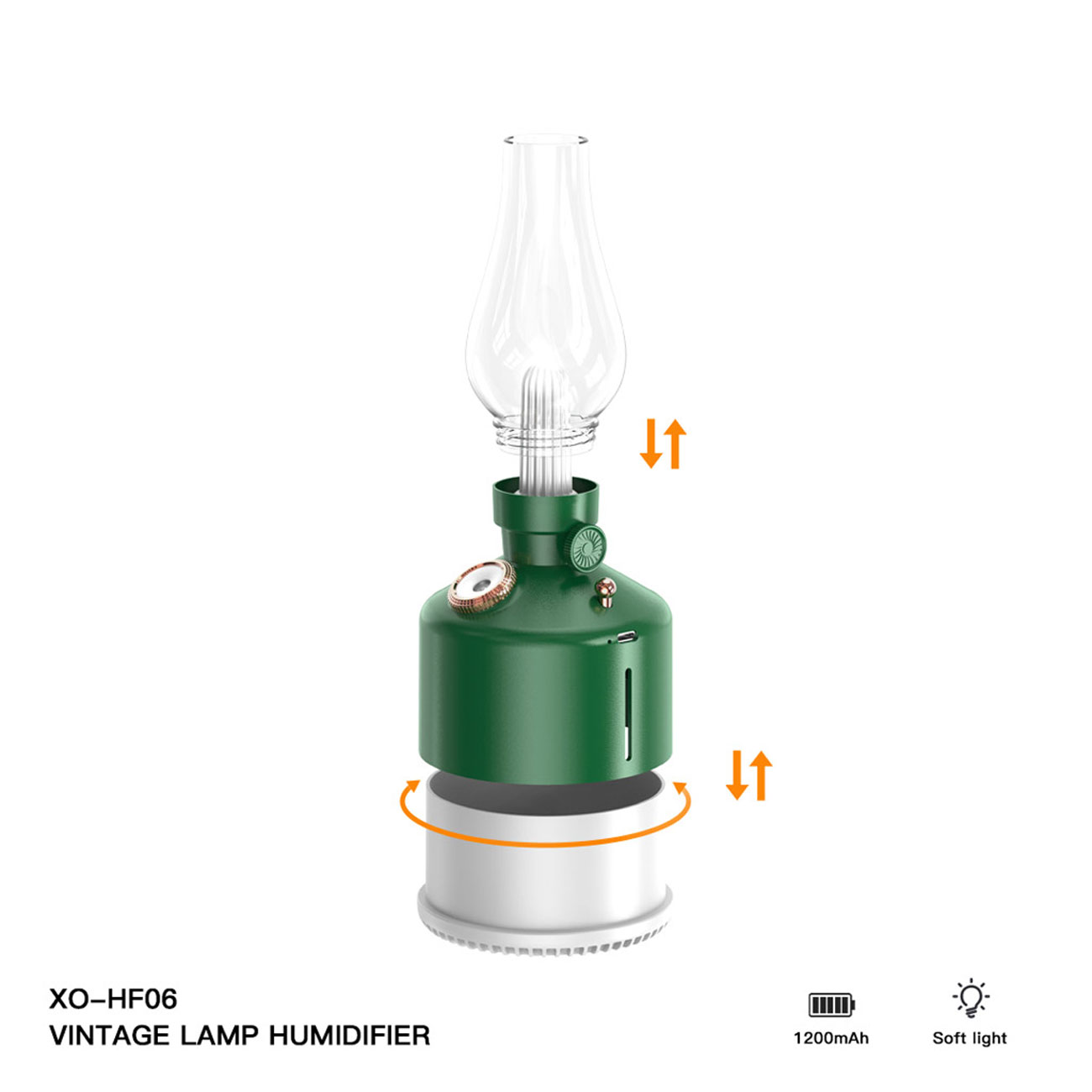 چراغ خواب رومیزی فانتزی طرح چراغ نفتی ایکس او HF06