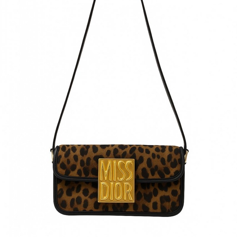 کیف زنانه Miss Dior Leopard – طرح پلنگی