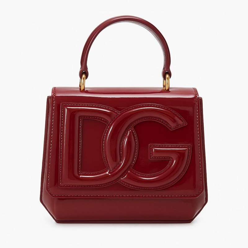 کیف دستی Dolce & Gabbana مدل DG Logo – قرمز گلاسه