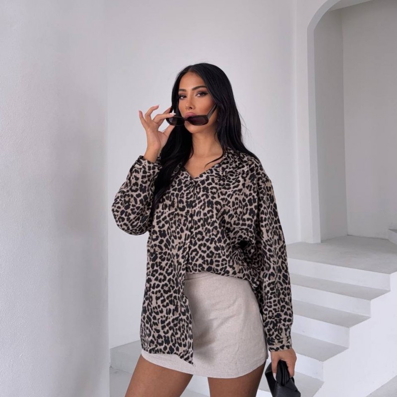 شومیز پلنگی جبر JEBER