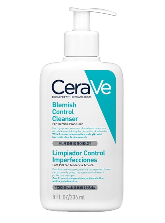 ژل شست‌وشوی ضدجوش CeraVe مدل Blemish Control Cleanser – حجم 236 میل