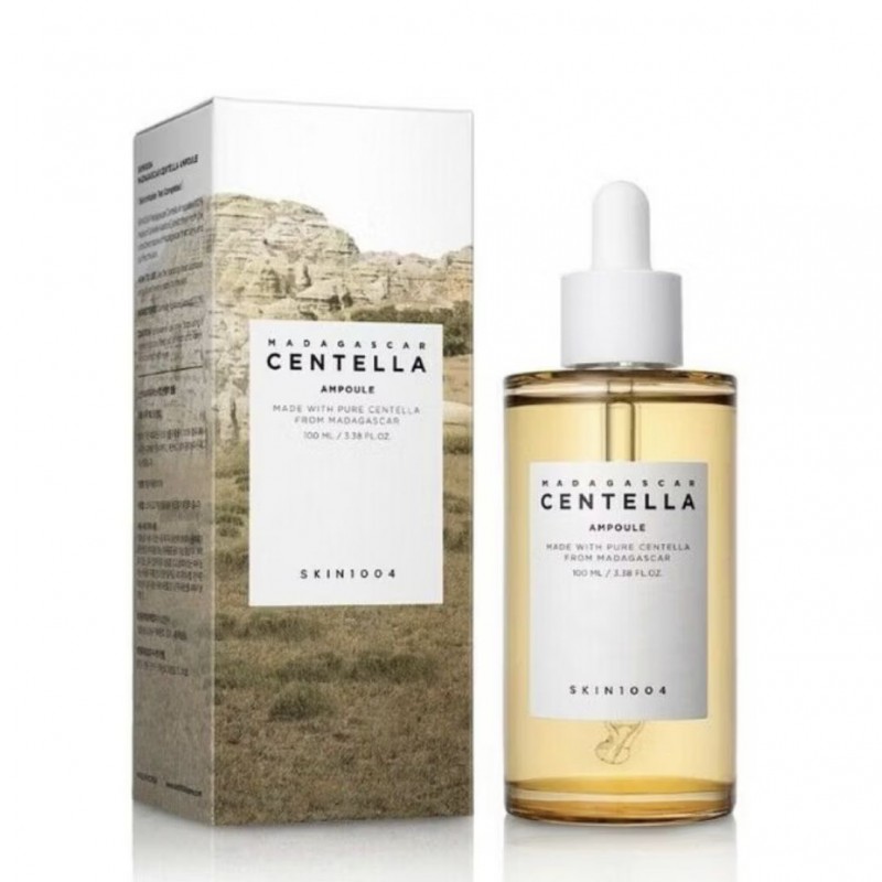 آمپول سنتلا ماداگاسکار SKIN1004 – بازسازی و آرام‌سازی پوست با عصاره خالص سنتلا