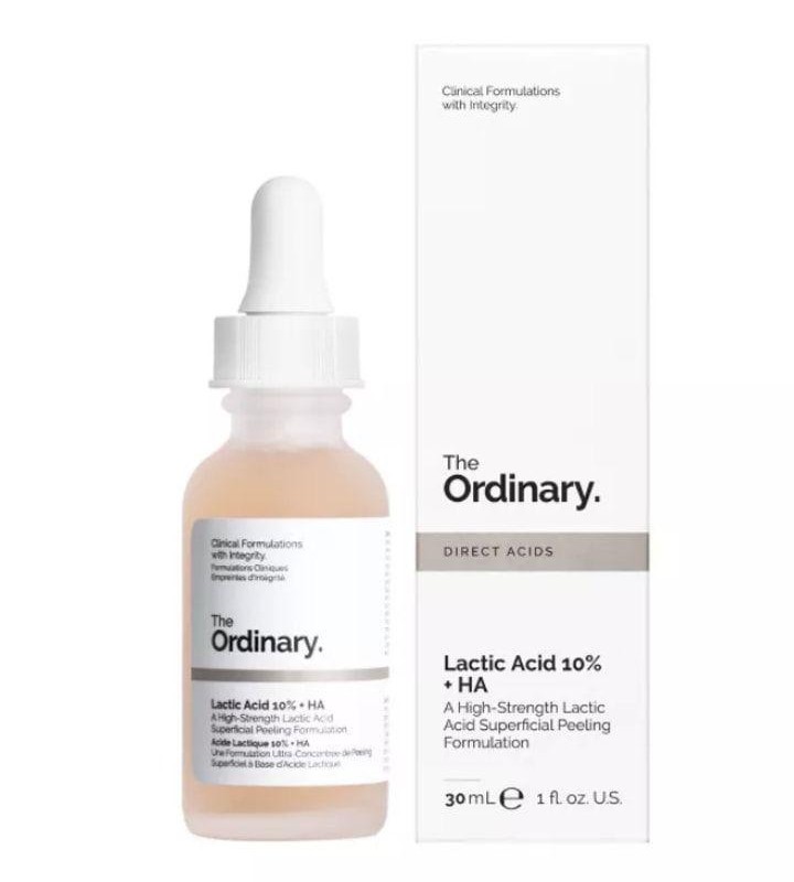 سرم لاکتیک اسید ۵٪ + هیالورونیک اسید ۲٪ دی اوردینری (The Ordinary Lactic Acid 5% + HA 2%)