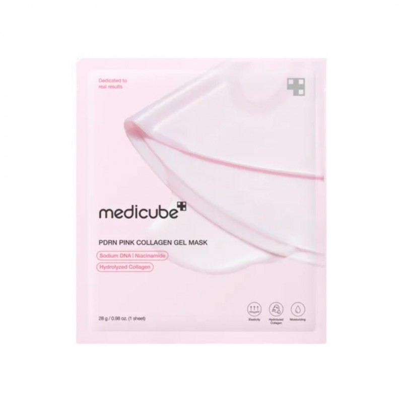 ماسک ژلی کلاژن صورتی PDRN مدی‌کیوب (Medicube PDRN Pink Collagen Gel Mask)