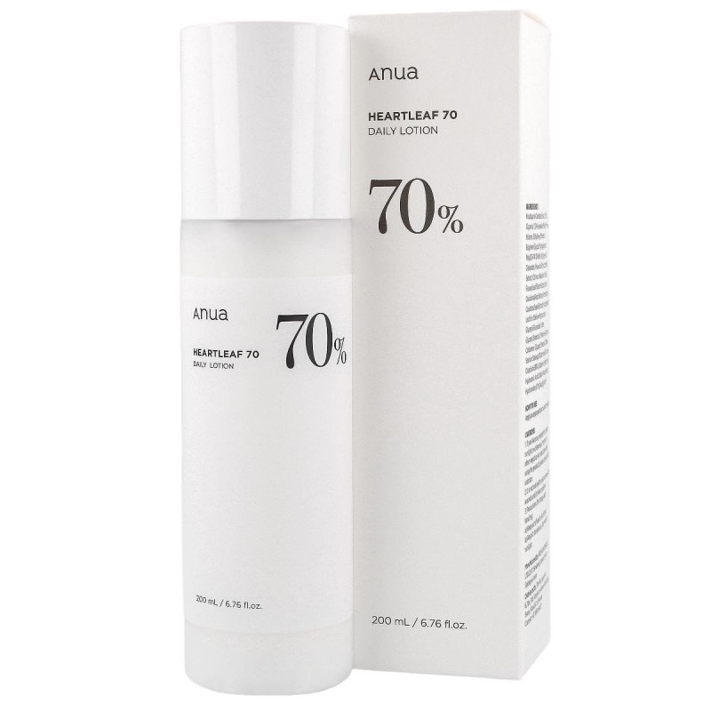 لوسیون تسکین‌دهنده آنوا Heartleaf 70% Daily Lotion (200 ml)