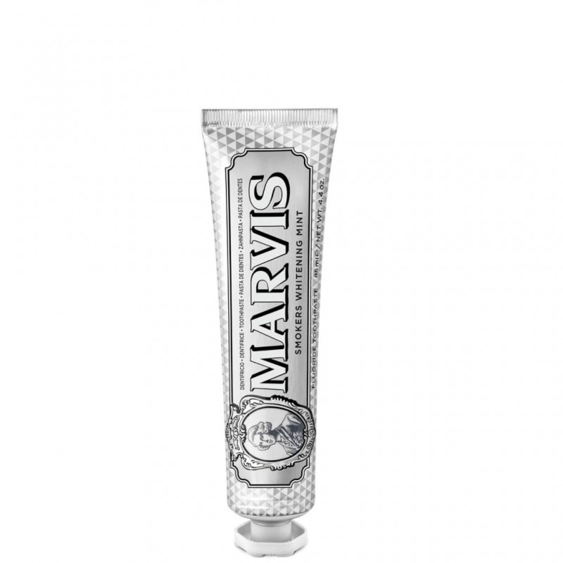 خمیردندان مارویس مدل Smokers Whitening Mint Toothpaste – Marvis Smokers Whitening