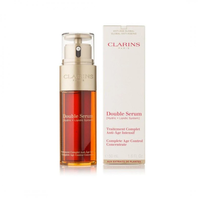 سرم دوگانه کلارنس – Clarins Double Serum Hydric + Lipidic System