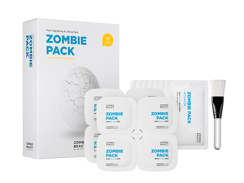 پک ماسک صورت سفت‌کننده و لیفتینگ زامبی سنتلا اس‌کین ۱۰۰۴ (Skin1004 Zombie Pack – Lifting & Firming Mask Set)