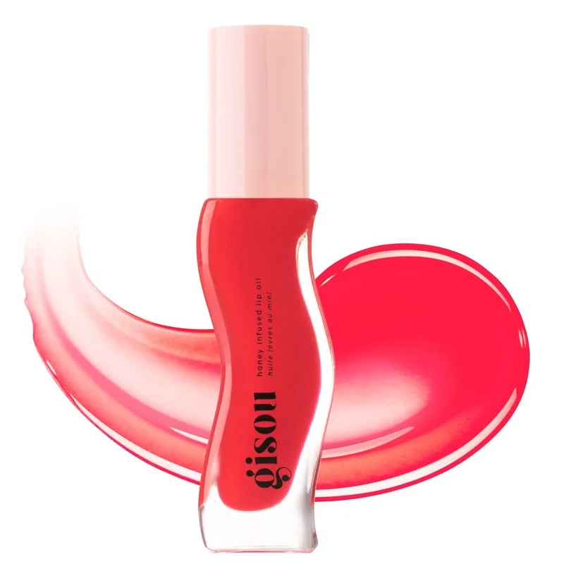 لیپ‌اویل گیسو Honey Infused Lip Oil – Strawberry Sorbet