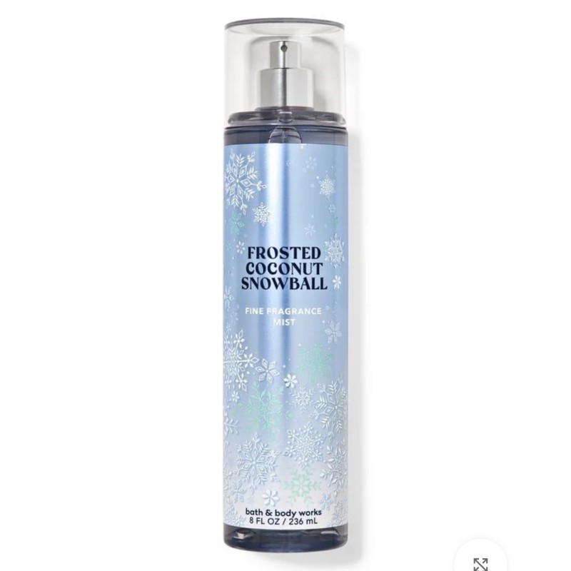 بادی‌میست Bath & Body Works Frosted Coconut Snowball Fine Fragrance Mist