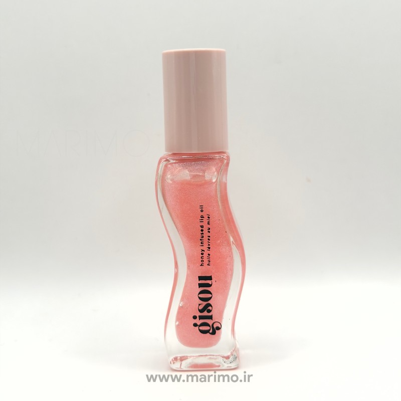 لیپ اویل گیسو هندونه ای -Gisou Honey Infused Lip Oil – Watermelon Sugar