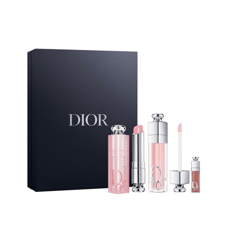 پک سه‌تکه لیپ گلو دیور (رژ لب + لیپ گلاس + لیپ اویل)