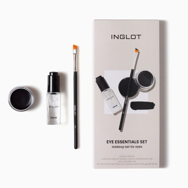 ست خط چشم ژلی و اسپری فیکس اینگلوت | Inglot Eyeliner + Makeup Fixer Set اورجینال