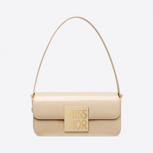 کیف زنانه دیور مدل Miss Dior بژ گلاسه